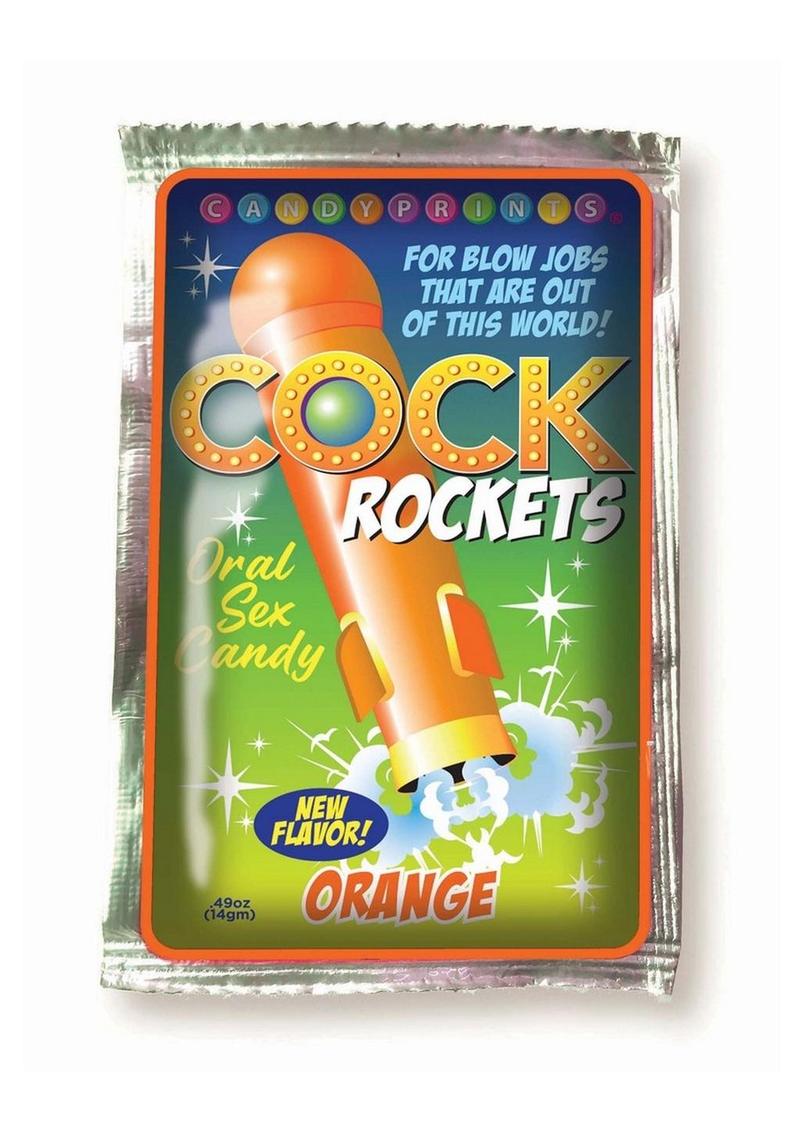 Candyprints Cock Rockets Oral Sex Orange Candy