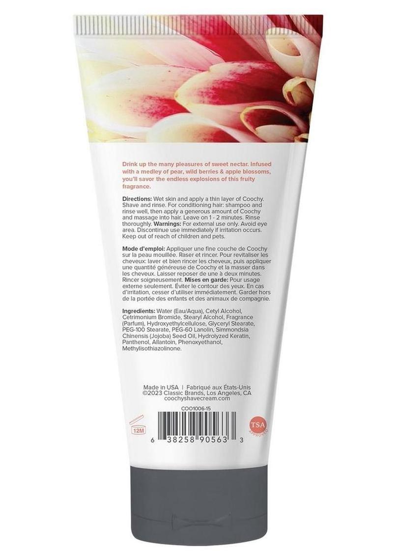 Coochy Shave Cream โ Sweet Nectar 5oz Sampler Tube
