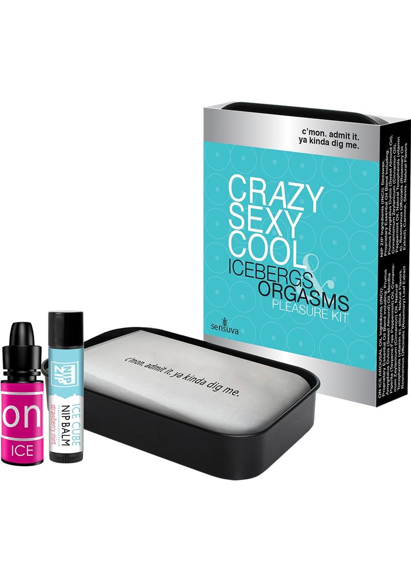 Sensuva Crazy Sexy Cool Icebergs And Orgasms Pleasure Kit