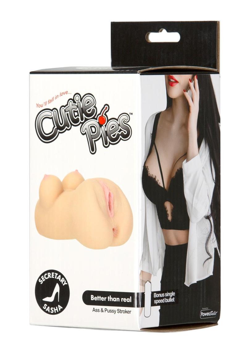 CutiePies Secretary Sasha Vagina With Power Bullet