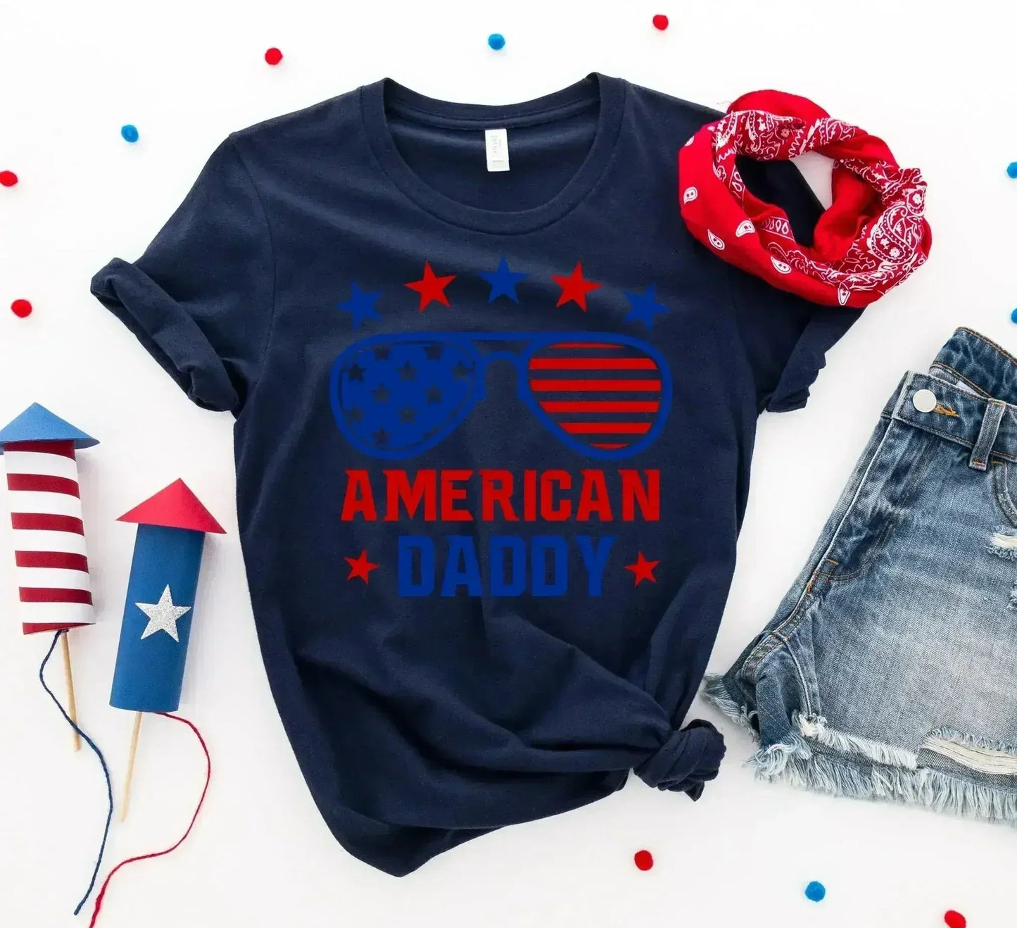 American Daddy T-shirt – Premium Ring-Spun Cotton Tee for Fathers