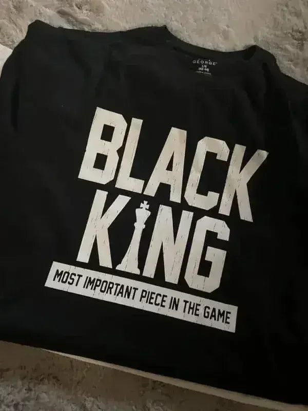 Black King Shirt | Premium Gildan Tee, 100% Cotton