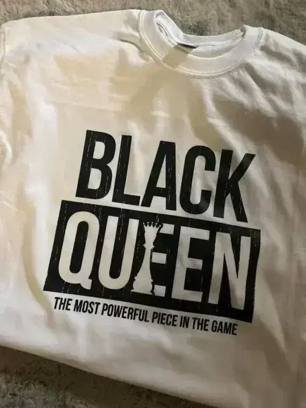 Black Queen T-Shirt | Premium Gildan Unisex Tee, 100% Cotton
