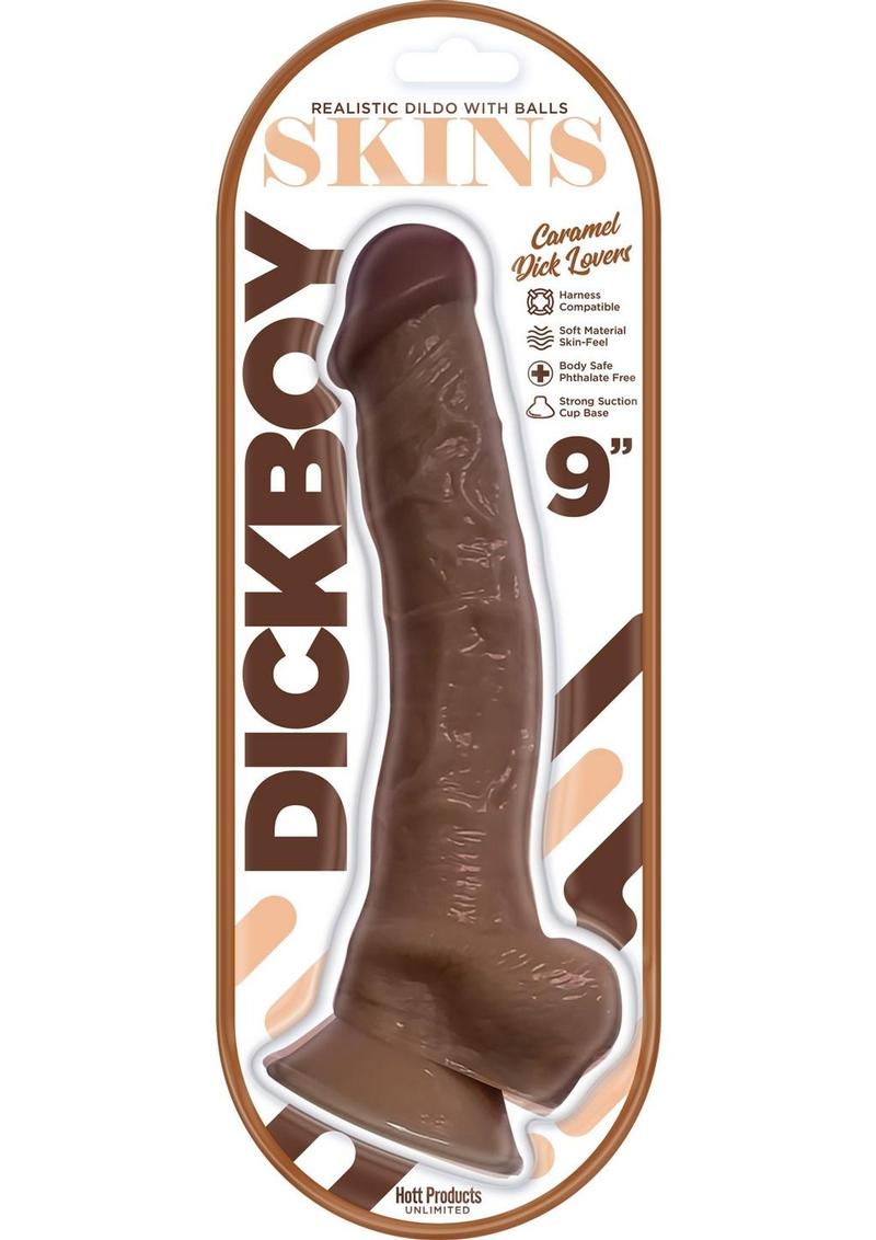 DickBoy Fragrance-Free Skins Caramel Lovers Dildo