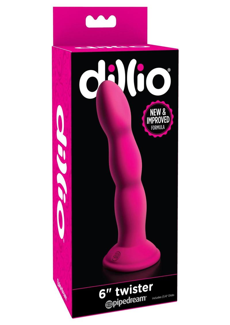 Dillio Easy To Clean Twister Dildo