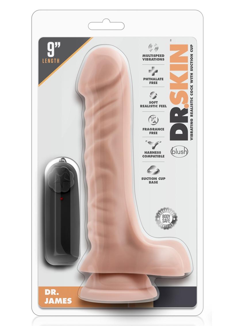 Dr. Skin Dr. James Vibrating Dildo with Balls