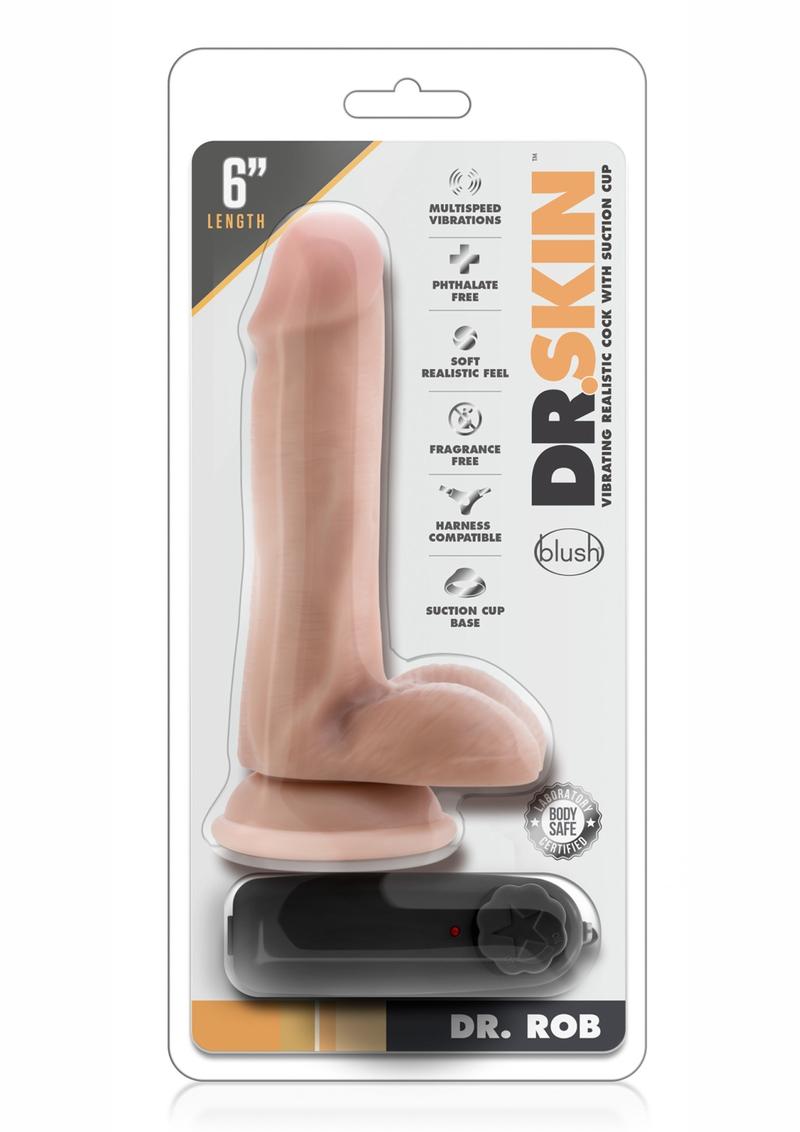 Dr. Skin Dr. Rob Vibrating Dildo With Suction Cup Base