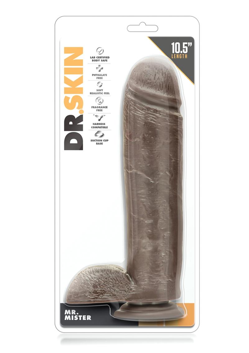 Dr. Skin Silver Collection Mr. Mister Dildo with Suction Cup Base