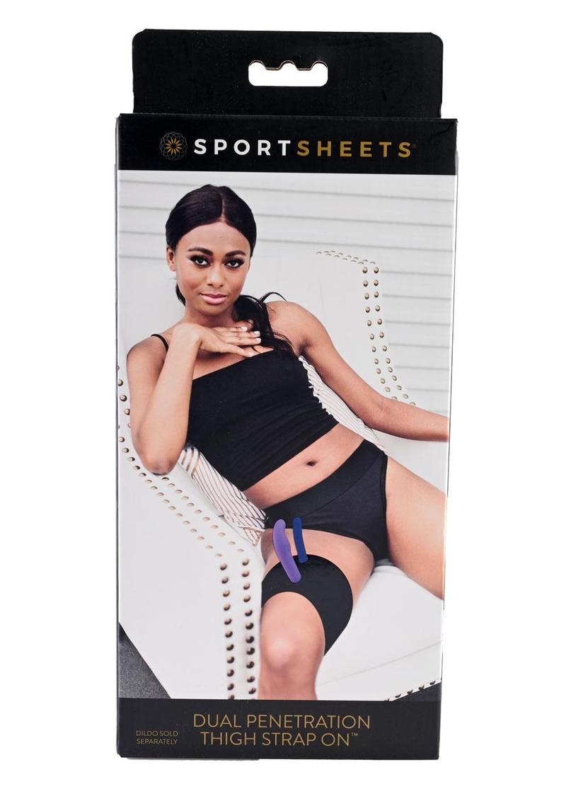 Sportsheets Dual Penetration Thigh Strap On Adjustable And Versatile