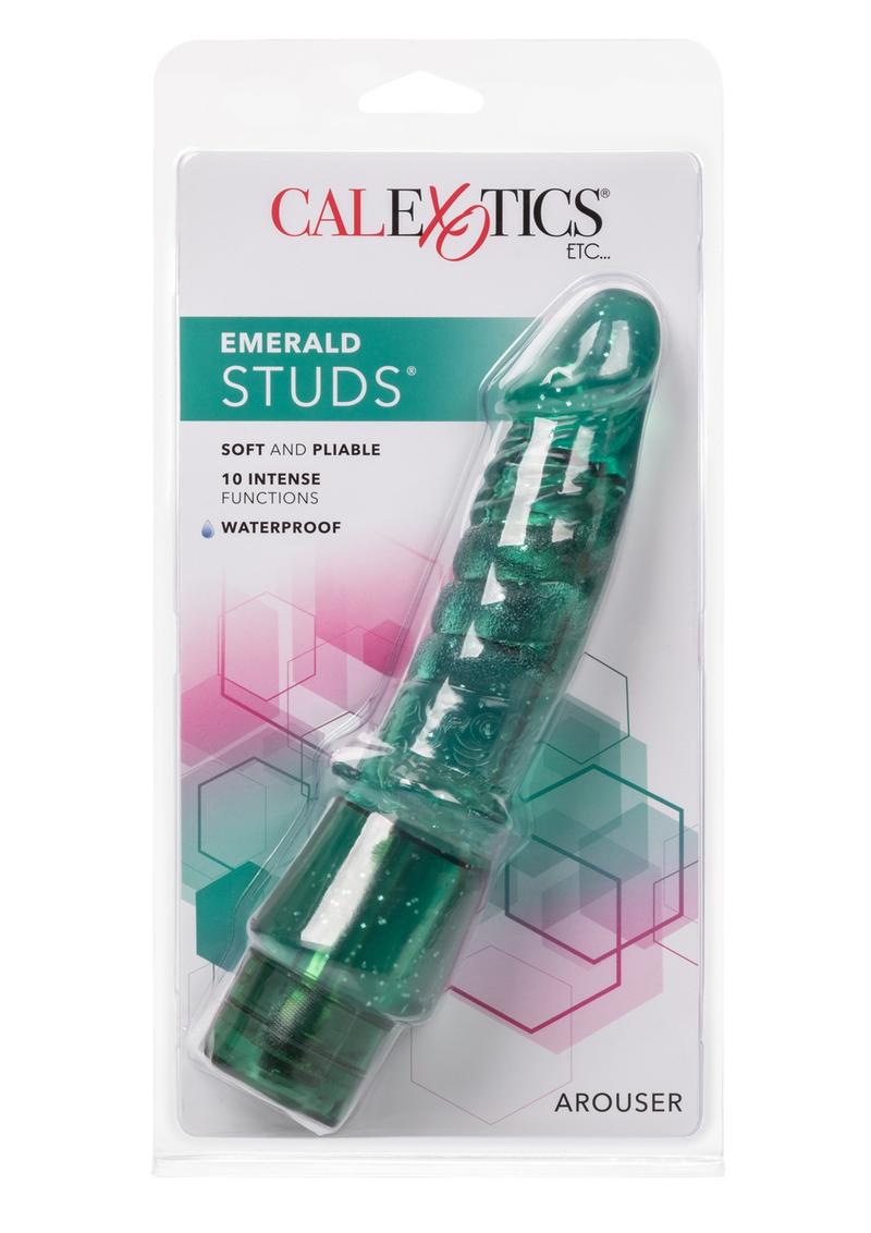 CalExotics Emerald Studs Waterproof Vibrator with 10 Functions