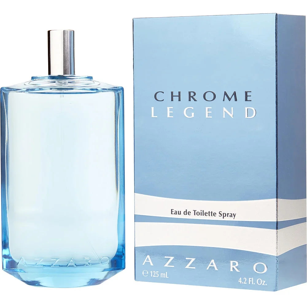 Azzaro Chrome Legend Eau de Toilette Spray for Men 4.2 Oz