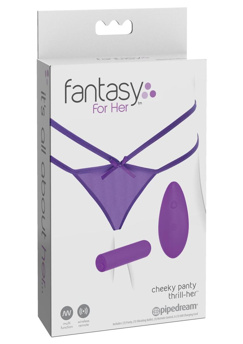 Fantasy For Her Cheeky Panty Thrill-Her with Remote Control