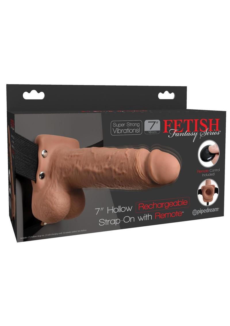 Fetish Fantasy Series Hollow Rechargeable Strap-On with Control