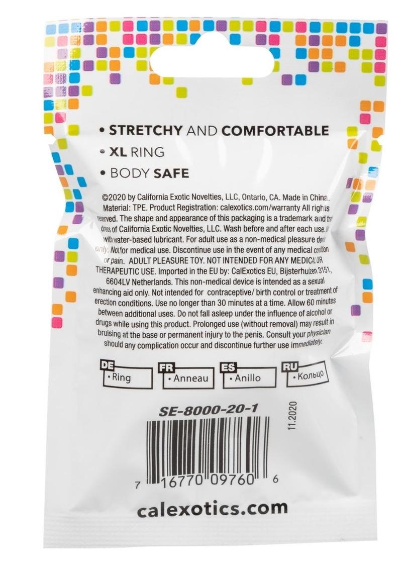 CalExotics X Large Cock Ring Foil Pack