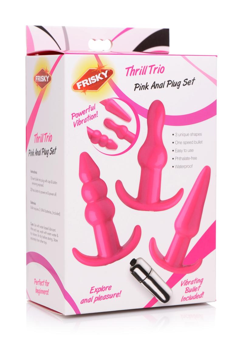 Frisky Thrill Trio Anal Plug Set