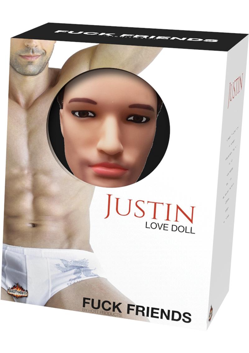 Justin Inflatable Love Doll with Vibrating Cock