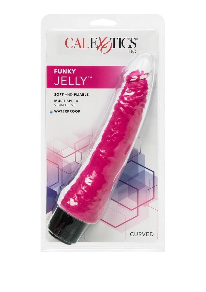 CalExotics Funky Jelly Curved Vibrator Multi Speed Waterproof Pleasure