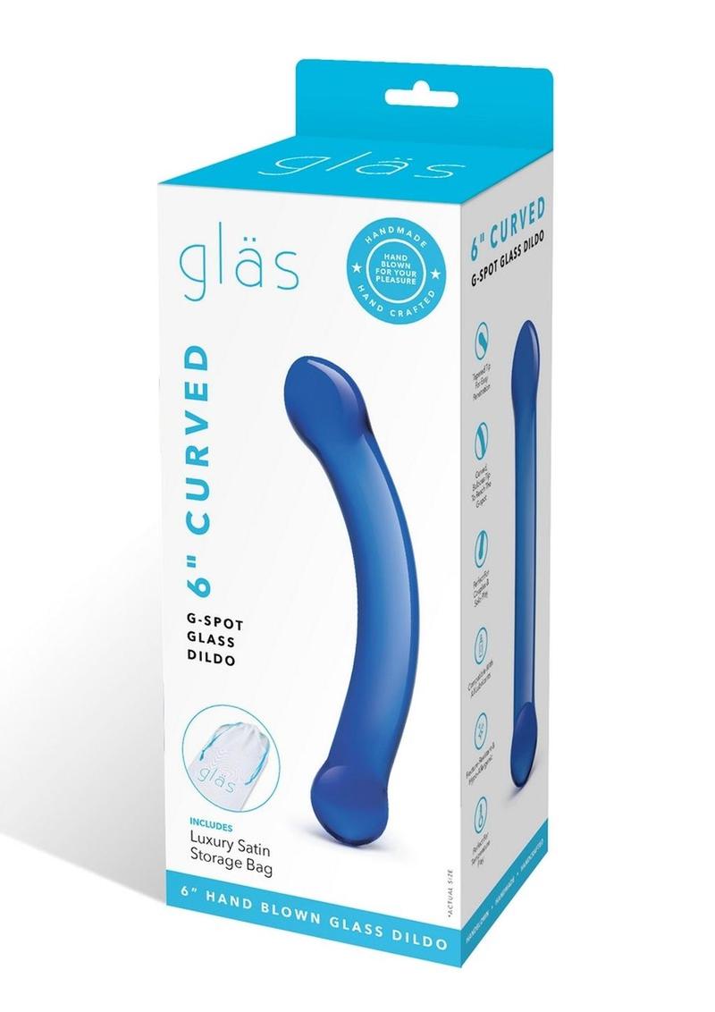 Glas Curved G Spot Glass Dildo for Targeted Pleasure