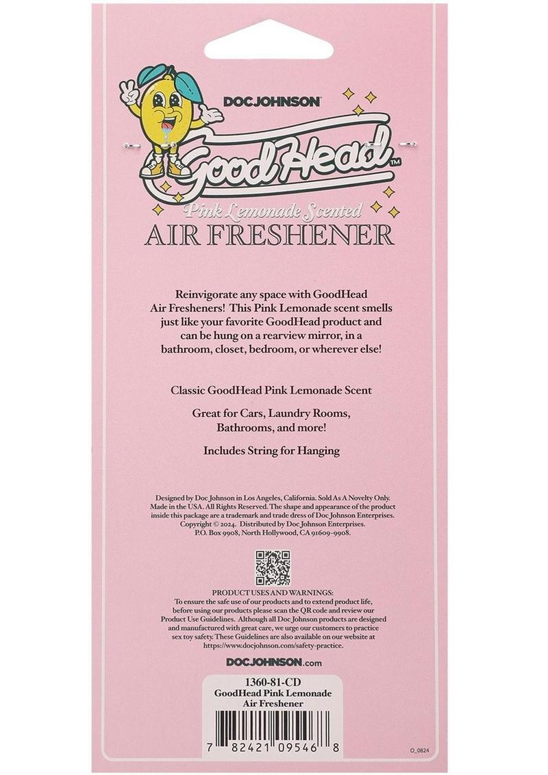 GoodHead Pink Lemonade Scented Air Freshener