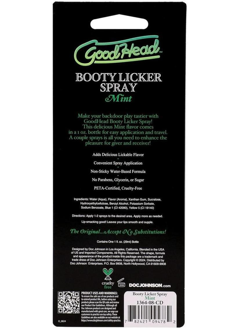 GoodHead Booty Licker Spray Mint