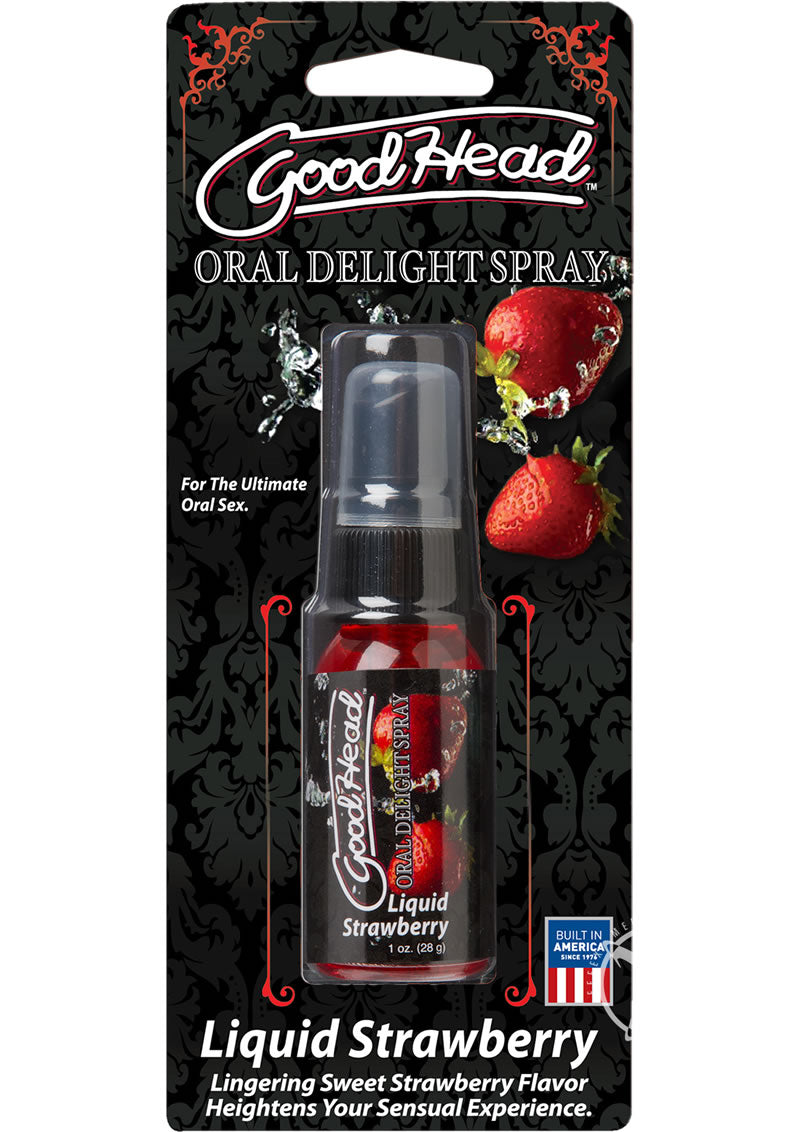 Good Head Oral Delight Spray Liquid Strawberry Flavor