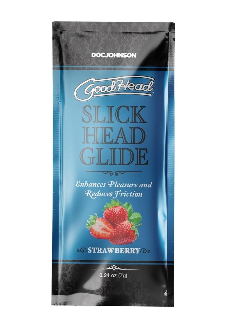 GoodHead Slick Head Glide Strawberry Sachets Bulk Pack