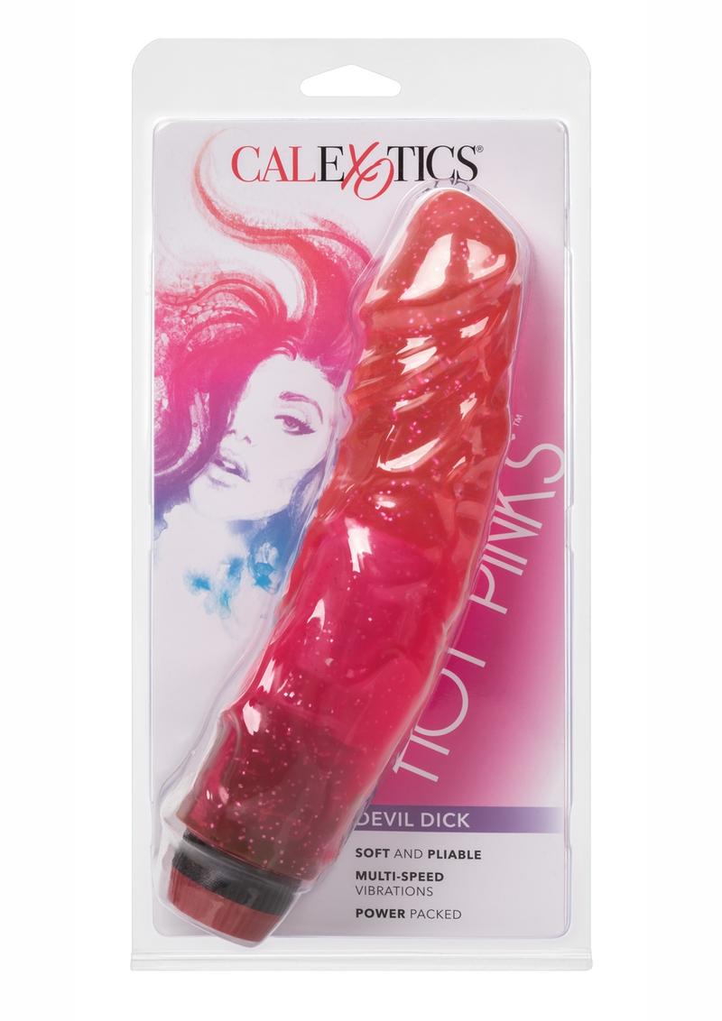Calexotics Hot Pinks Devil Dick Vibrating Dildo