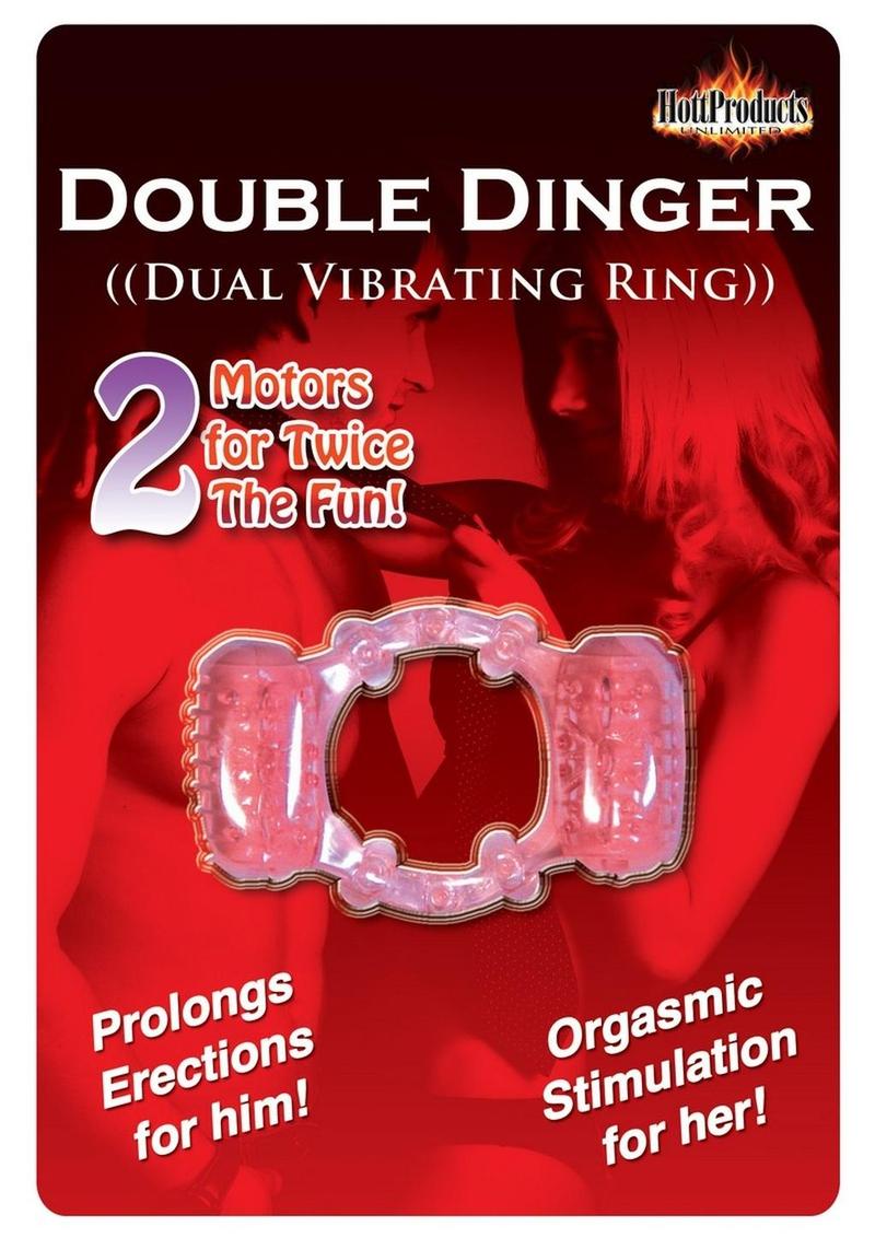 Double Dinger Dual Vibrating Cock Ring Dual Motors