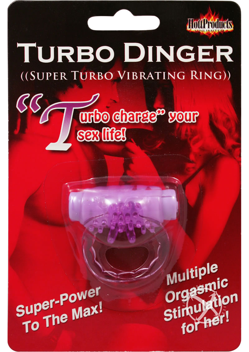 Turbo Dinger Super Turbo Vibrating Cock Ring
