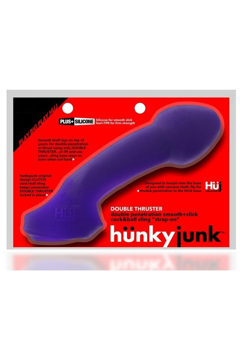 HunkyJunk Double Thruster Textured Double Penetrator Sling