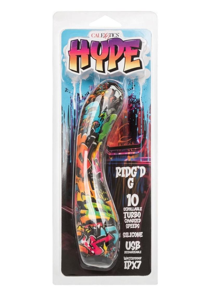 CalExotics Hype Ridg'd G Silicone USB Rechargeable Vibrator