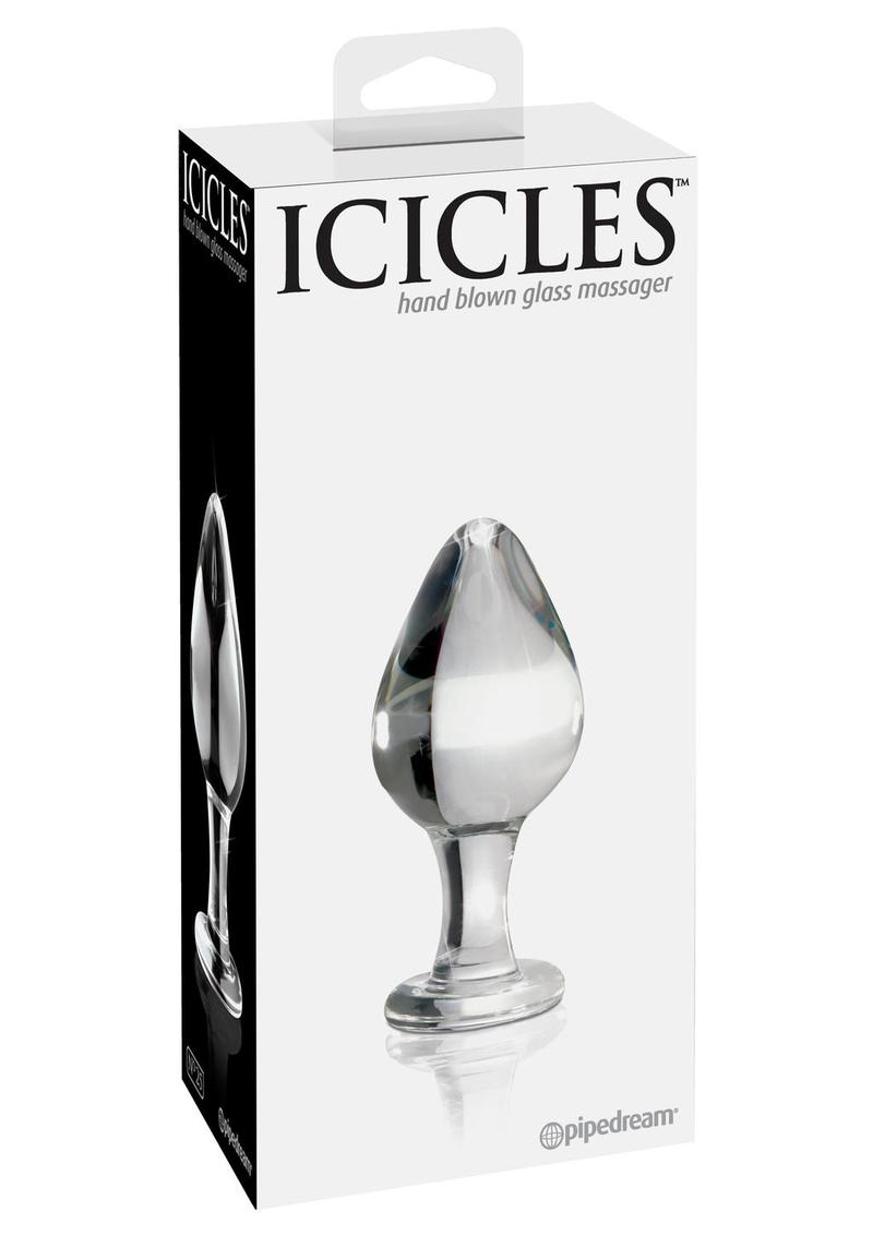 Icicles No. 25 Hand-Blown Glass Anal Plug