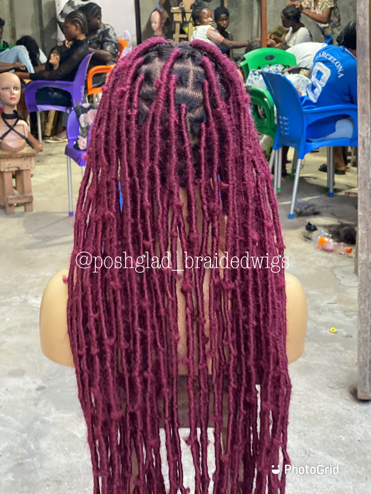 Destress Faux Locs Wig - Swiss Full Lace - Maryam