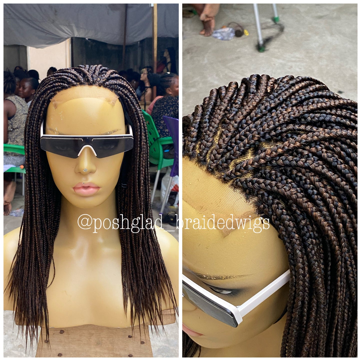 Closure Box Braid Wig - Ifeyinwa