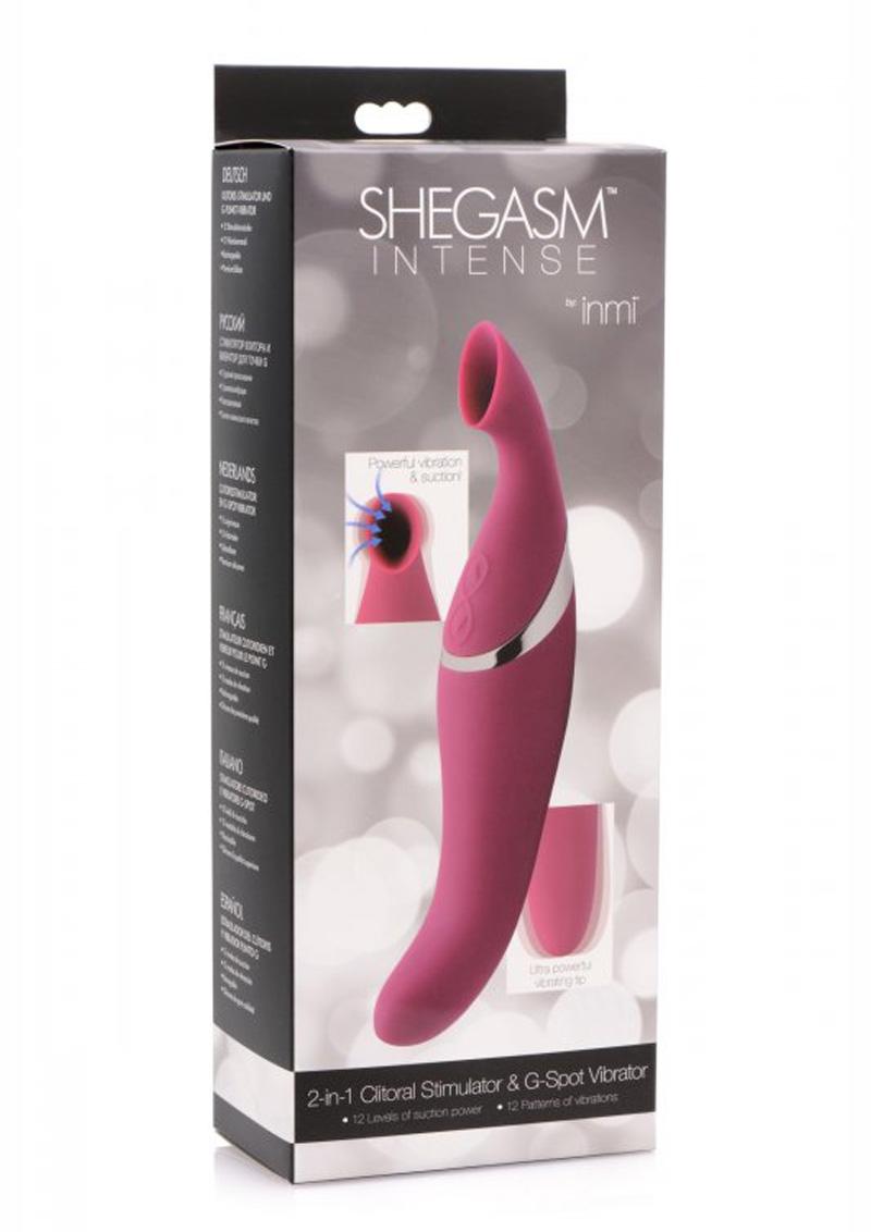 Shegasm Intense by Inmi 2-in-1 Clitoral Stimulator And G-Spot Vibrator