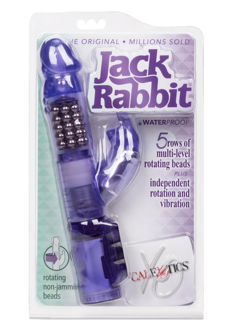 Original Jack Rabbit Beaded Purple Rabbit Vibrator