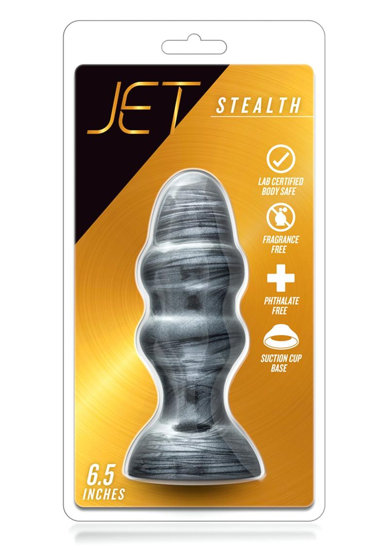 Jet Stealth Butt Plug 6.5 Inch Carbon Metallic