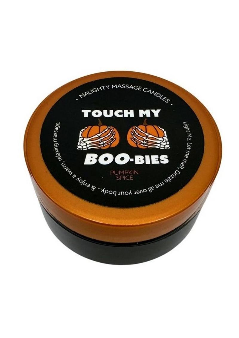 Touch My Boo bies Pumpkin Spice Naughty Massage Candle