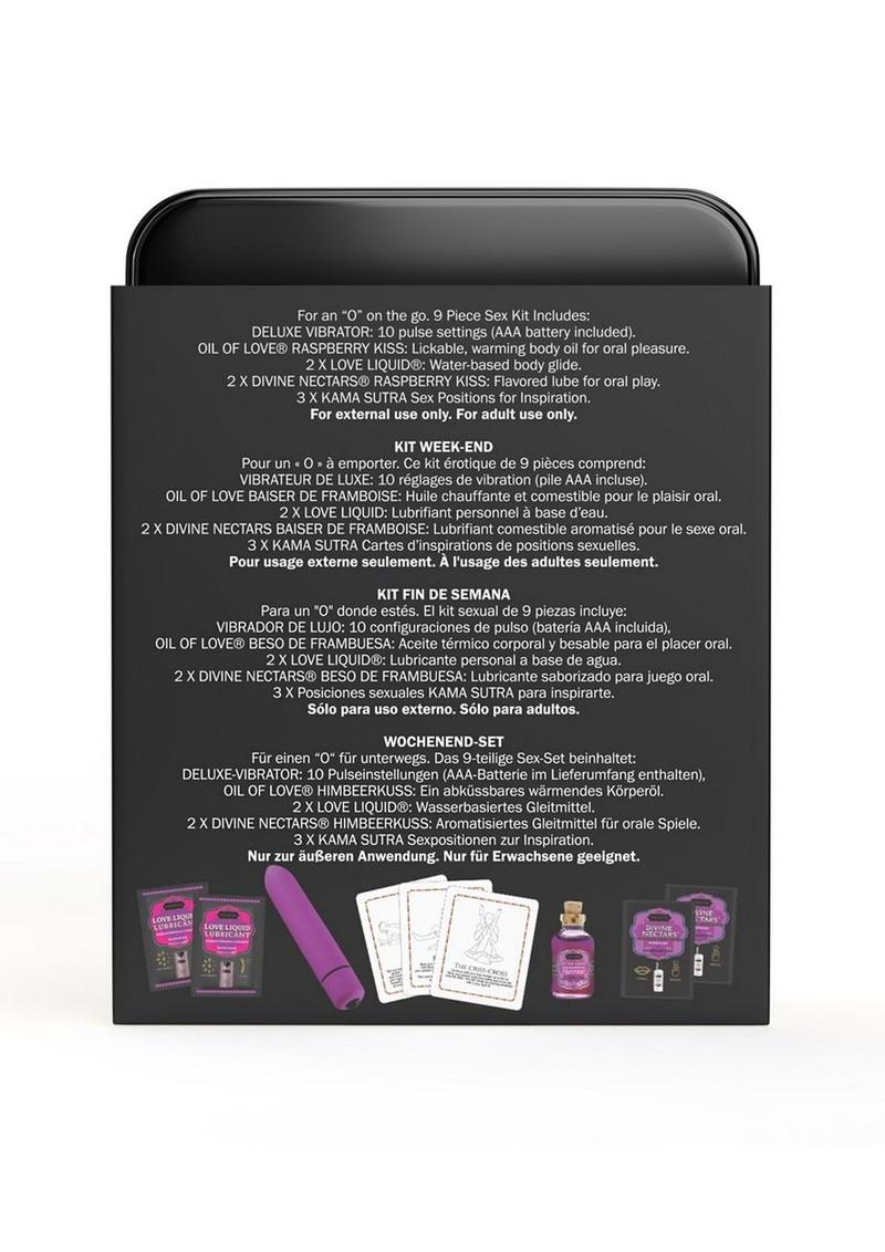 Kama Sutra Weekender Vibe Raspberry Kiss Kit