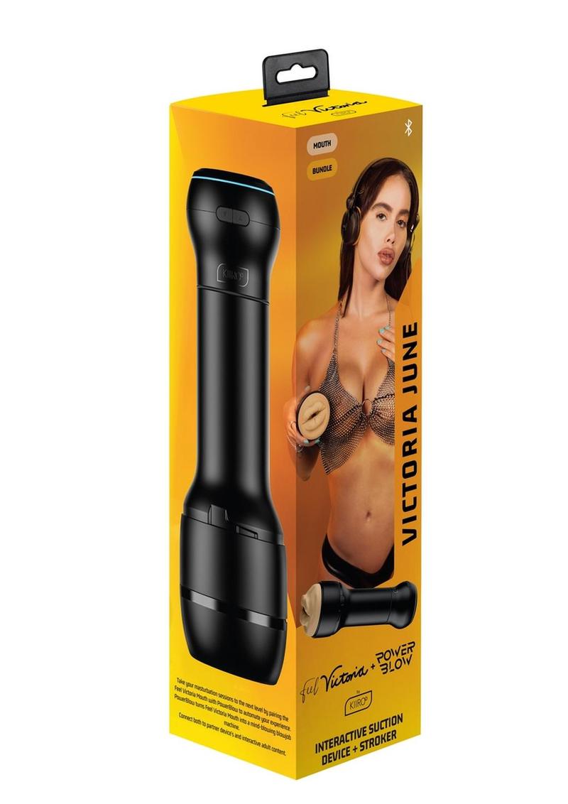 Kiiroo Power BLOW And Feel Victoria June Interactive Stroker Kit