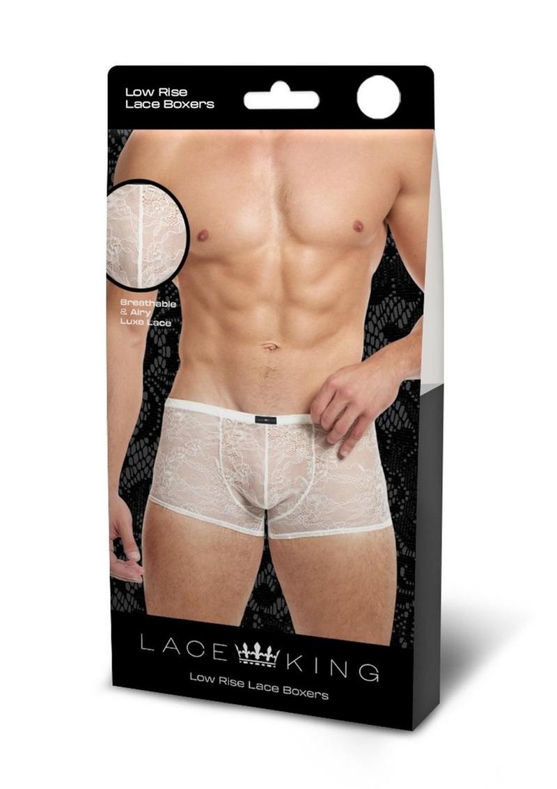 Lace King Low Rise Lace Boxers