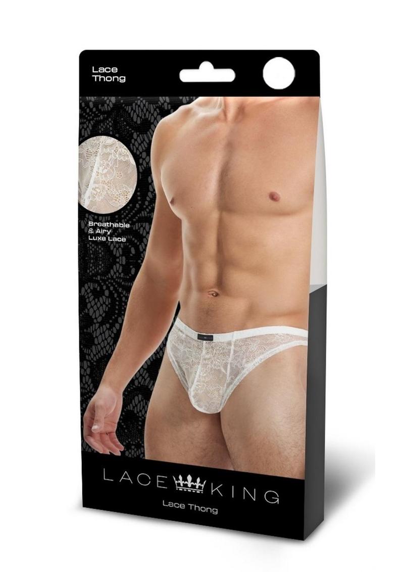 Lace King Lace Thong - Medlum