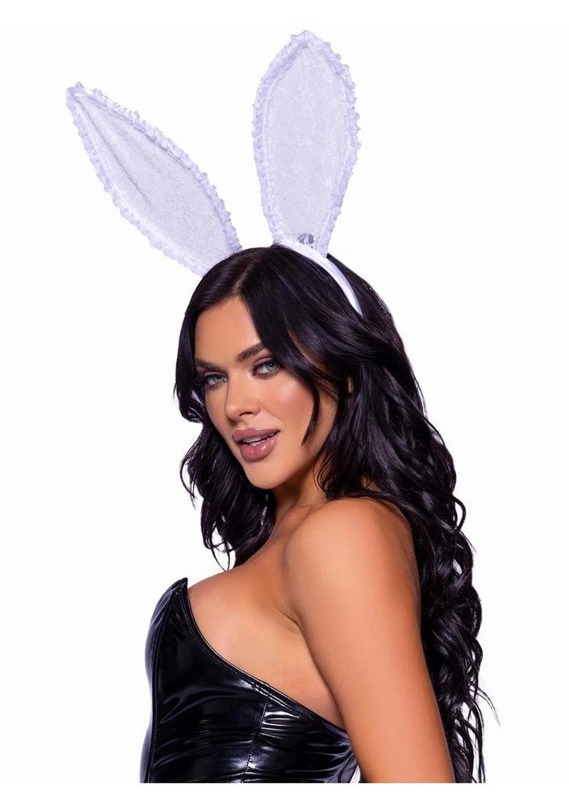 Leg Avenue Ruffle Bunny Ears With Bands