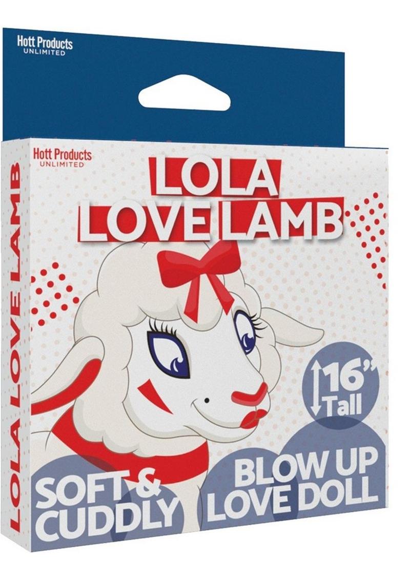Lola Love Lamb Blow Up Love Doll 16" Soft And Cuddly Companion