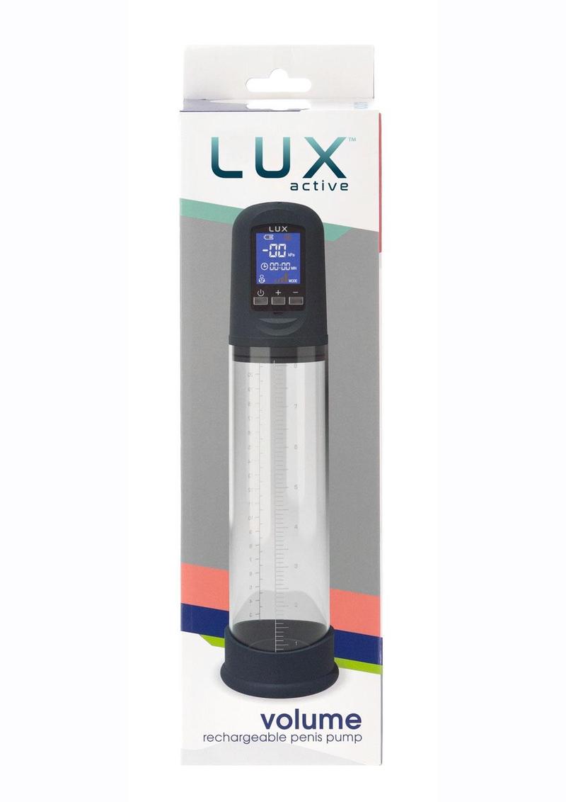 Lux Active Volume Rechargeable Hands-Free Penis Pump