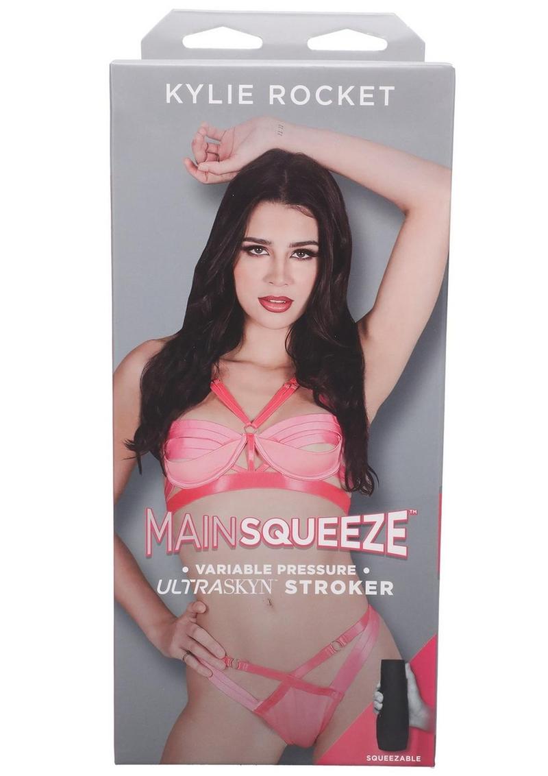 Mainsqueeze Kylie Rocket Ultraskyn Variable Pressure Stroker