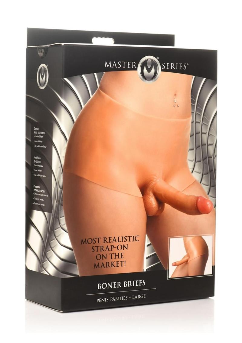 Boner Briefs Realistic Penis Panties With Posable Dildo