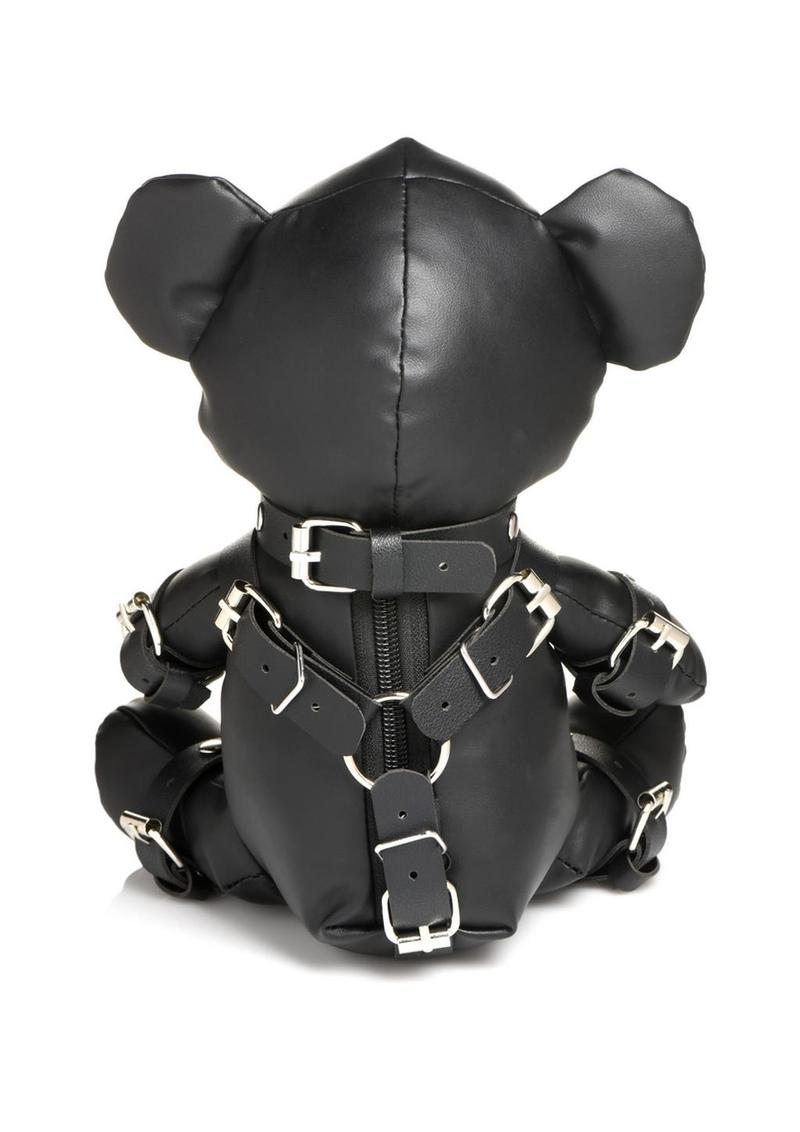Master Series Gimp Bear Red Leather Bear With Harness