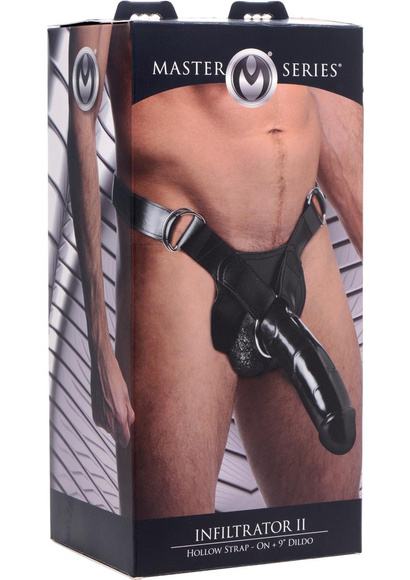 Master Series Infiltrator II Hollow Strap-On with Dildo