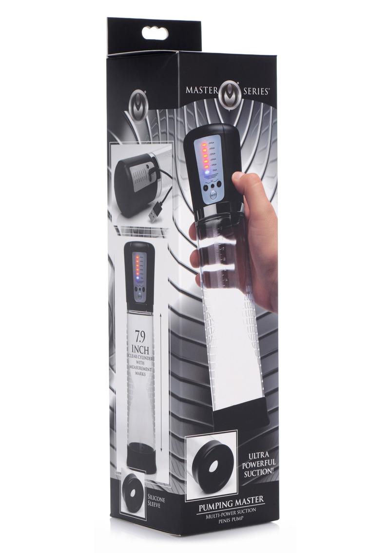 Master Series Pumping Master Rechargeable and Powerful Penis Pump
